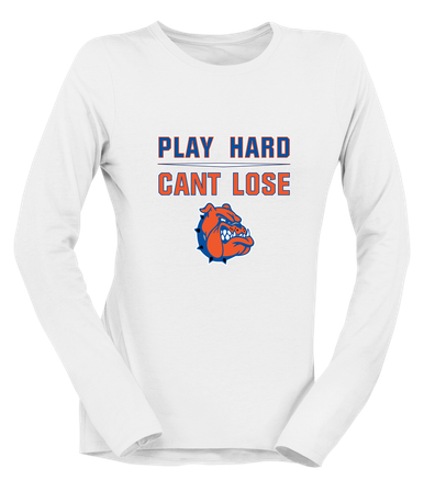 Nottingham Bulldogs Play Hard, Can't Lose Women's Premium LS T-Shirt