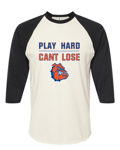 Nottingham Bulldogs Play Hard, Can't Lose Women's Baseball T-Shirt