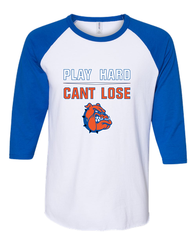 Nottingham Bulldogs Play Hard, Can't Lose Men's Baseball T-Shirt