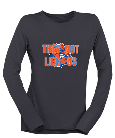 Nottingham Bulldogs They Not Like Us #2 Women's LS T-Shirt