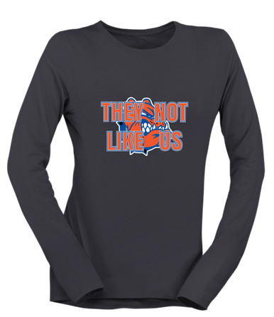 Nottingham Bulldogs They Not Like Us #2 Women's Premium LS T-Shirt