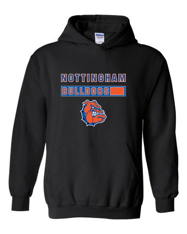 Nottingham Bulldogs Mascot #7 Men's Hoodie