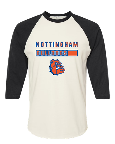 Nottingham Bulldogs Mascot #7 Men's Baseball T-Shirt