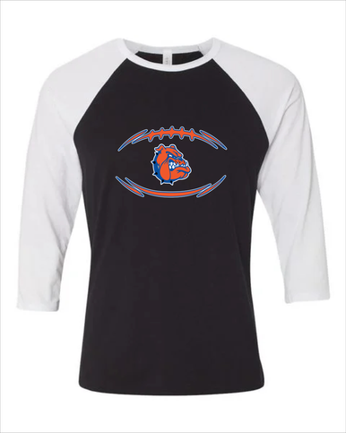 Nottingham Bulldogs Football #3 Men's Baseball T-Shirt