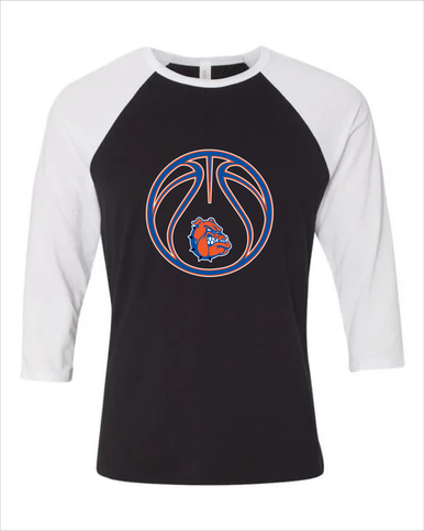 Nottingham Bulldogs Basketball #2 Women's Baseball T-Shirt