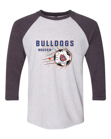 Nottingham Bulldogs Soccer #2 Women's Baseball T-Shirt