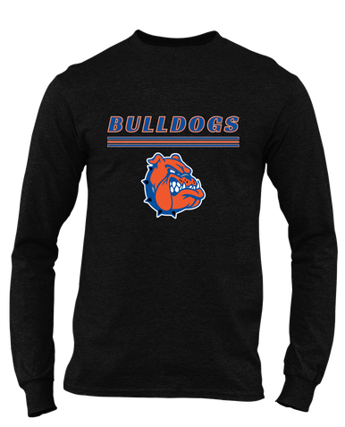 Nottingham Bulldogs Mascot #8 Men's LS T-Shirt