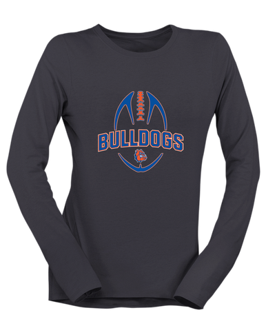 Nottingham Bulldogs Football #5 Women's LS T-Shirt