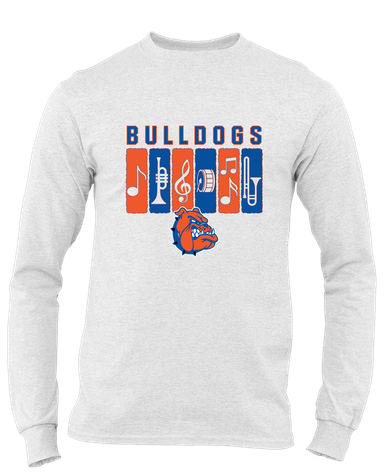 Nottingham Bulldogs Band # 2 Men's LS T-Shirt