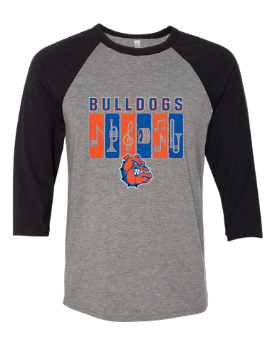 Nottingham Bulldogs Band # 2 Women's Baseball T-Shirt