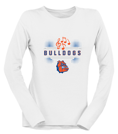 Nottingham Bulldogs Band # 3 Women's Premium LS T-Shirt