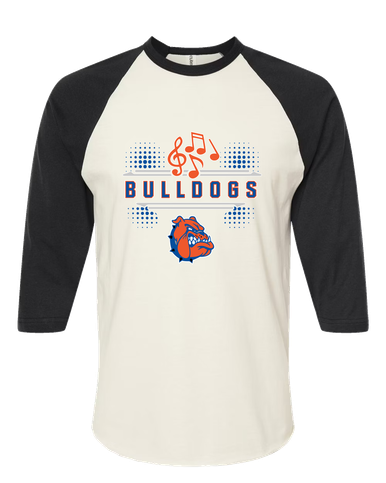 Nottingham Bulldogs Band # 3 Women's Baseball T-Shirt