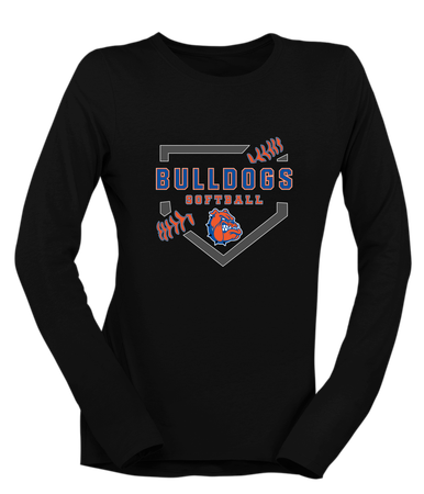 Nottingham Bulldogs Softball #2 Women's LS T-Shirt