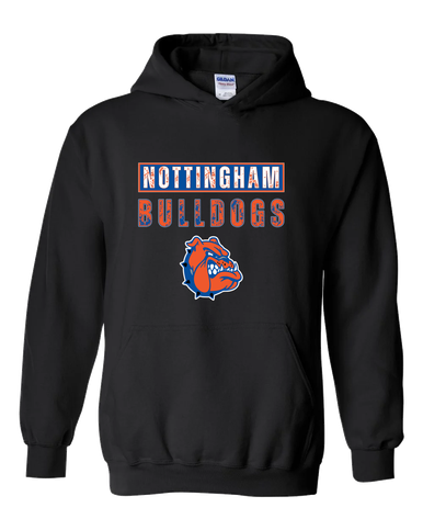 Nottingham Bulldogs Mascot #9 Men's Hoodie