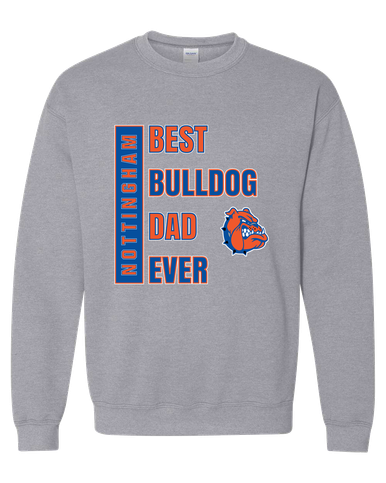 Nottingham Bulldogs Best Bulldog Dad Men's Sweatshirt