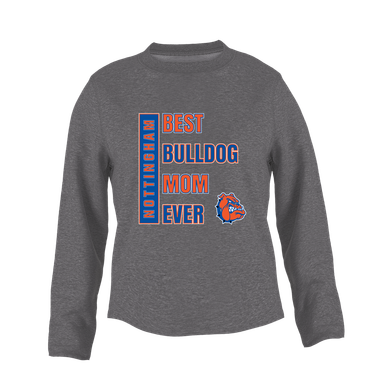 Nottingham Bulldogs Best Bulldog Mom Women's Sweatshirt
