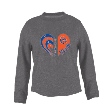 Nottingham Bulldogs Heart Track Women's Sweatshirt