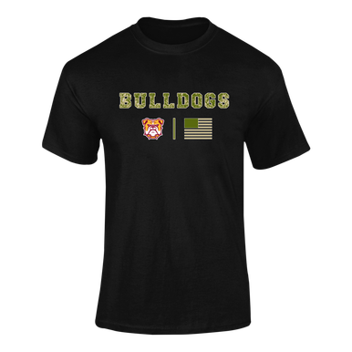 Highland Bulldogs Camo Flag Men's Premium SS T-Shirt