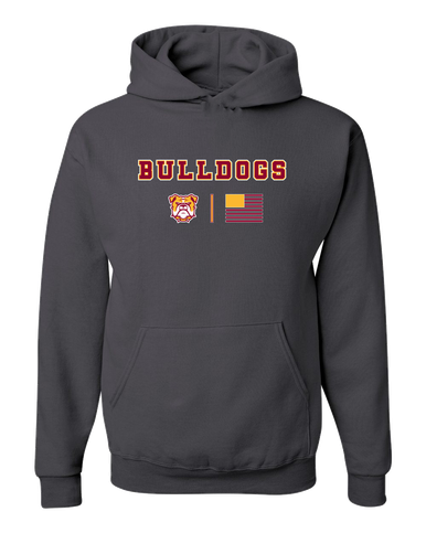 Highland Bulldogs Team Colors Flag Men's Premium Hoodie