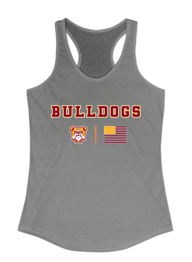 Highland Bulldogs Team Colors Flag Women's Tank Top