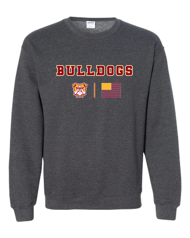 Highland Bulldogs Team Colors Flag Men's Sweatshirt