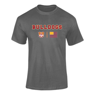 Highland Bulldogs Team Colors Flag Men's SS T-Shirt