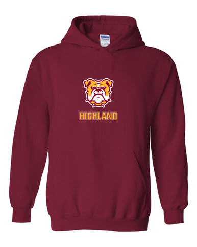 Highland Bulldogs Mascot #2 Men's Hoodie
