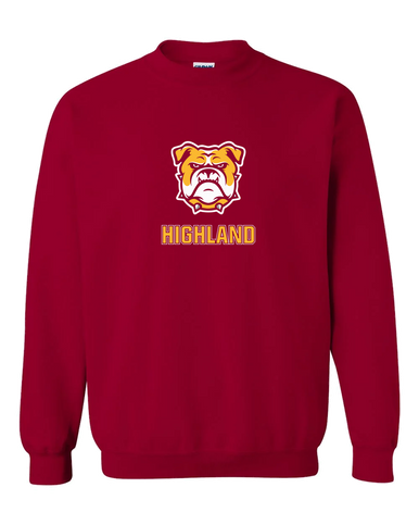 Highland Bulldogs Mascot #2 Men's Sweatshirt