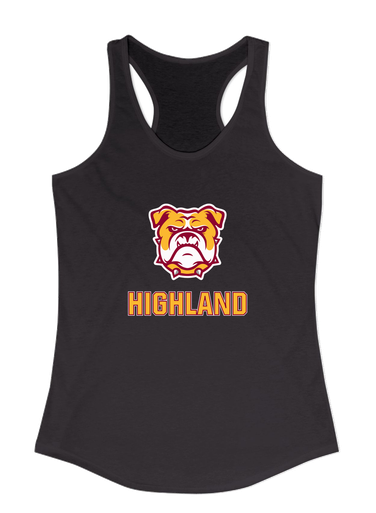 Highland Bulldogs Mascot #2 Women's Tank Top