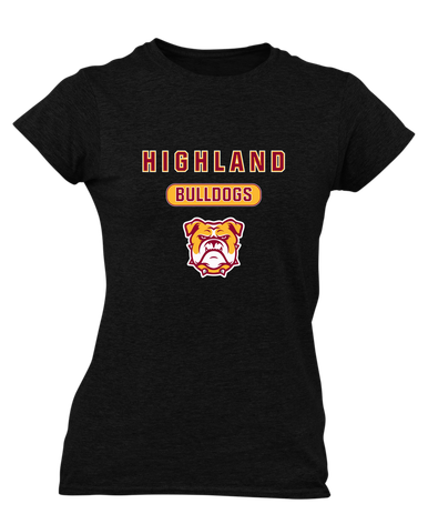 Highland Bulldogs Mascot #3 Women's SS T-Shirt