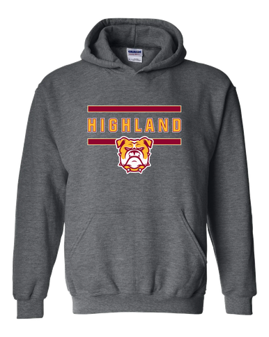 Highland Bulldogs Mascot #4 Men's Hoodie