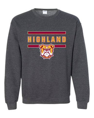 Highland Bulldogs Mascot #4 Men's Sweatshirt