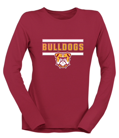 Highland Bulldogs Mascot #5 Women's Premium LS T-Shirt