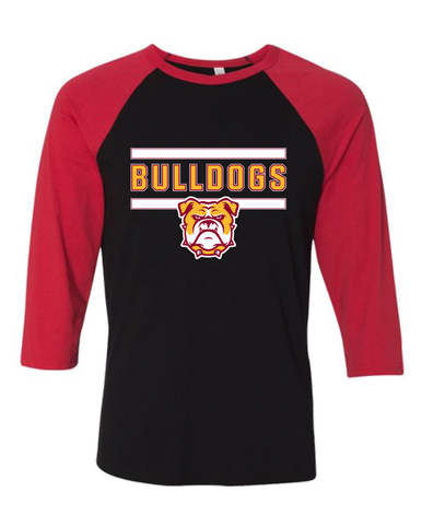 Highland Bulldogs Mascot #5 Women's Baseball T-Shirt