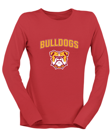 Highland Bulldogs Mascot #6 Women's LS T-Shirt