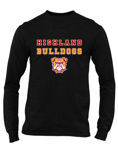 Highland Bulldogs Spirit Men's Premium LS T-Shirt