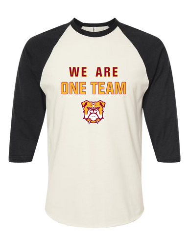 Highland Bulldogs We Are One Team Women's Baseball T-Shirt