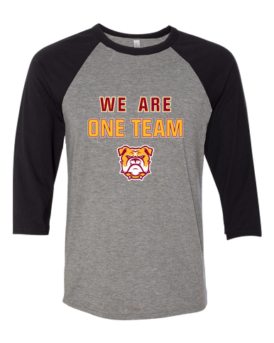 Highland Bulldogs We Are One Team Men's Baseball T-Shirt