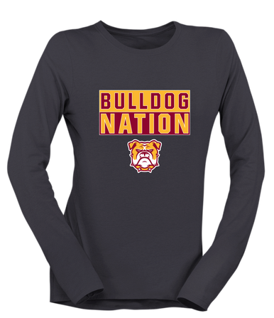 Highland Bulldogs Nation #1 Women's Premium LS T-Shirt