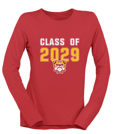 Highland Bulldogs Class of 2029 Women's LS T-Shirt