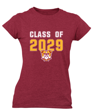 Highland Bulldogs Class of 2029 Women's Premium SS T-Shirt