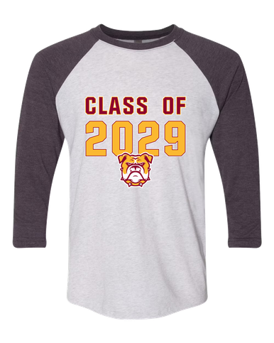 Highland Bulldogs Class of 2029 Men's Baseball T-Shirt