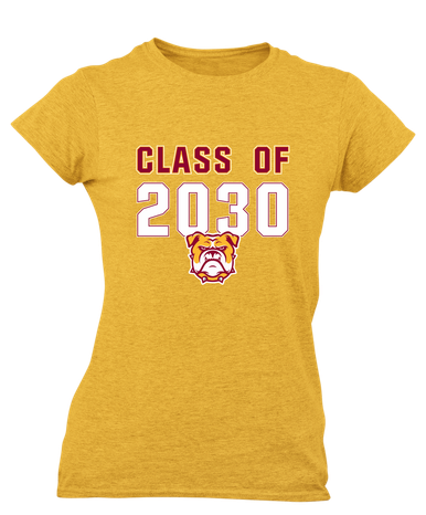 Highland Bulldogs Class of 2030 Women's Premium SS T-Shirt