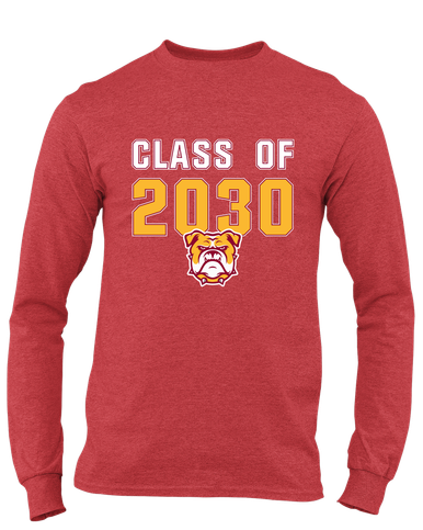 Highland Bulldogs Class of 2030 Men's LS T-Shirt