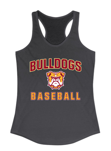 Highland Bulldogs Baseball #1 Women's Tank Top