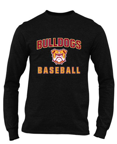 Highland Bulldogs Baseball #1 Men's Premium LS T-Shirt