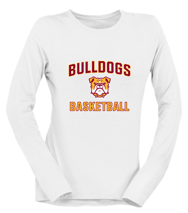Highland Bulldogs Basketball #1 Women's Premium LS T-Shirt