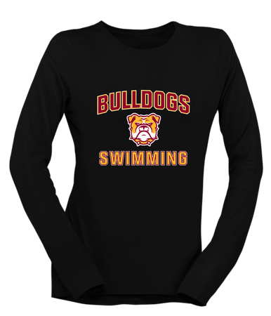 Highland Bulldogs Swimming Women's LS T-Shirt