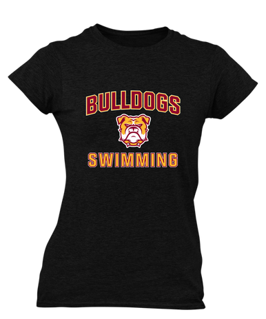 Highland Bulldogs Swimming Women's Premium SS T-Shirt