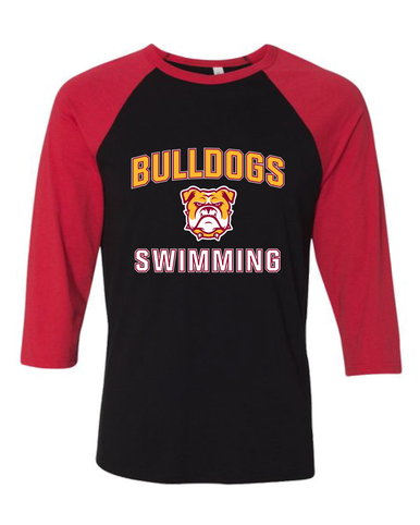 Highland Bulldogs Swimming Men's Baseball T-Shirt